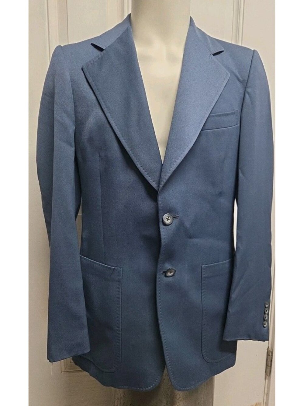 Hart Schaffner Marx Blazer 38r Mens Navy Blue Christian Dior